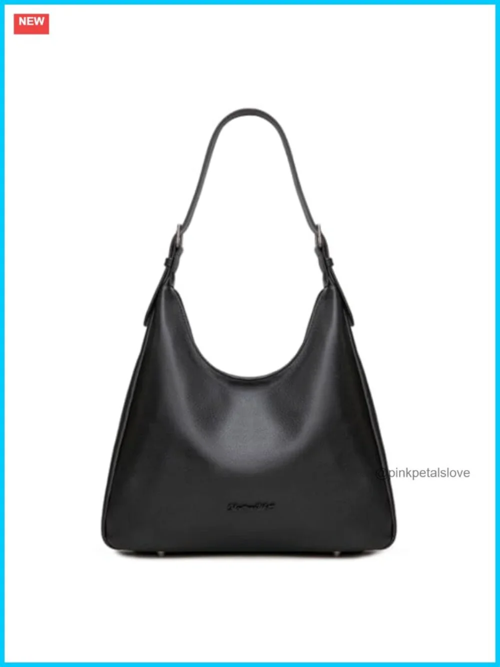 Slouchy Hobo Shoulder Handbag with Multiple Pockets Faux Leather